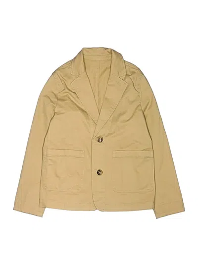 Pre-owned Gap Kids' Blazer Jacket In Tan