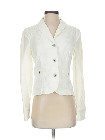 Pre-owned Gap Blazer Jacket In White