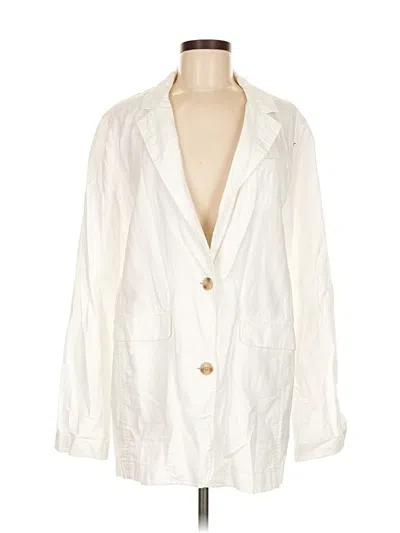 Pre-owned Gap Blazer Jacket In White