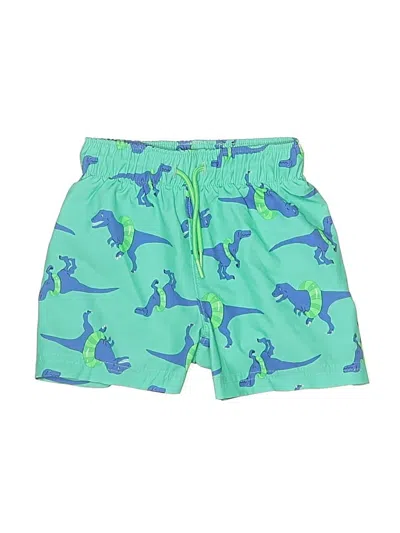 Pre-owned Gap Kids' Board Shorts In Green