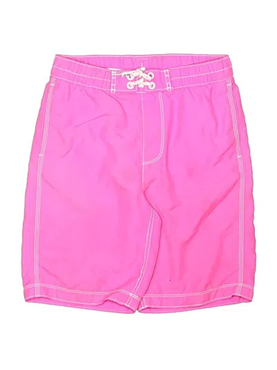 Pre-owned Gap Kids' Board Shorts In Pink