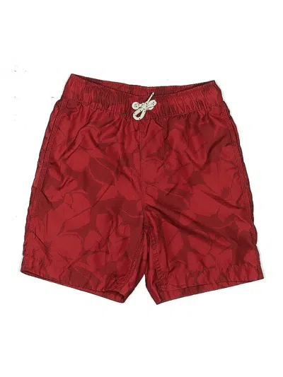 Pre-owned Gap Kids' Board Shorts In Red