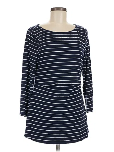 Pre-owned Gap Body Casual Dress In Blue