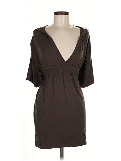 Pre-owned Gap Body Casual Dress In Brown