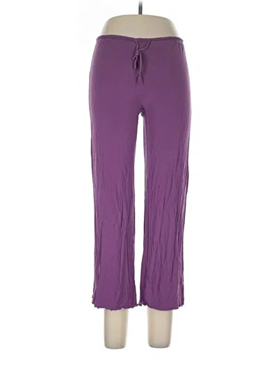 Pre-owned Gap Body Casual Pants In Purple