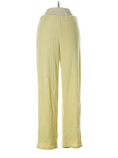 Pre-owned Gap Body Casual Pants In Yellow