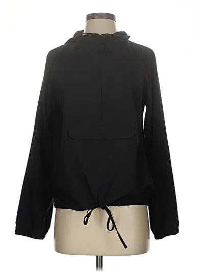 Pre-owned Gap Body Long Sleeve Blouse In Black