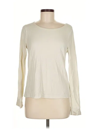 Pre-owned Gap Body Long Sleeve T-shirt In White