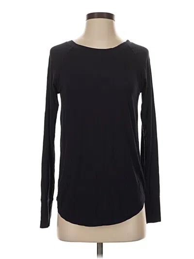Pre-owned Gap Body Long Sleeve T-shirt In Black