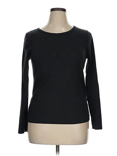 Pre-owned Gap Body Long Sleeve T-shirt In Black