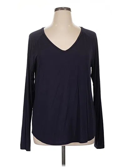 Pre-owned Gap Body Long Sleeve T-shirt In Blue