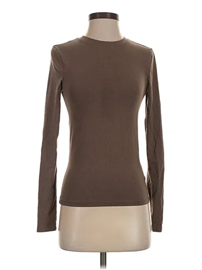 Pre-owned Gap Body Long Sleeve Turtleneck In Brown