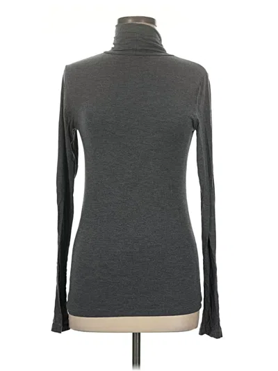 Pre-owned Gap Body Long Sleeve Turtleneck In Gray