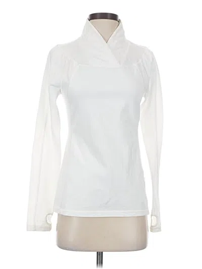 Pre-owned Gap Body Long Sleeve Turtleneck In White