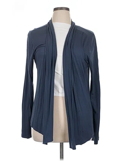 Pre-owned Gap Body Outlet Cardigan Sweater In Blue