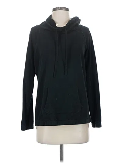 Pre-owned Gap Body Pullover Hoodie In Black