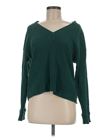 Pre-owned Gap Body Pullover Sweater In Green
