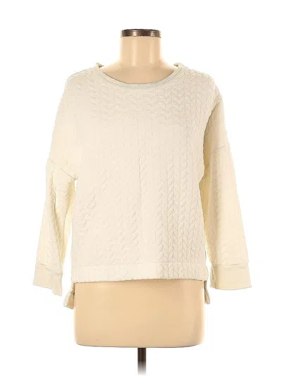 Pre-owned Gap Body Pullover Sweater In Ivory