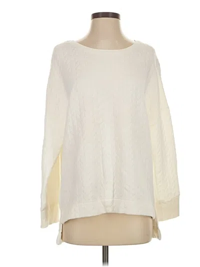 Pre-owned Gap Body Pullover Sweater In White