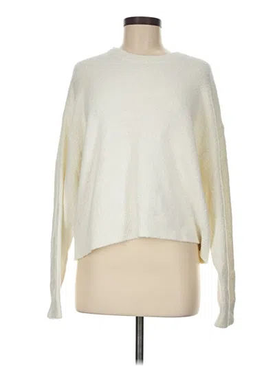 Pre-owned Gap Body Pullover Sweater In White