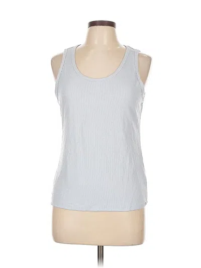Pre-owned Gap Body Sleeveless T-shirt In Silver
