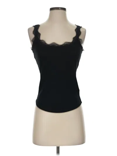 Pre-owned Gap Body Sleeveless Top Black Sweetheart Neckline Tops