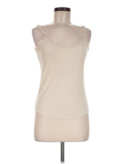 Pre-owned Gap Body Sleeveless Top Ivory Halter Neckline Tops