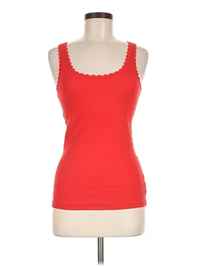 Pre-owned Gap Body Sleeveless Top Red Sweetheart Neckline Tops