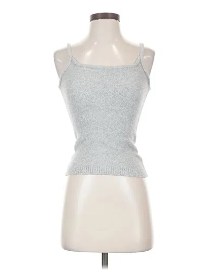 Pre-owned Gap Body Sleeveless Top Silver Sweetheart Neckline Tops
