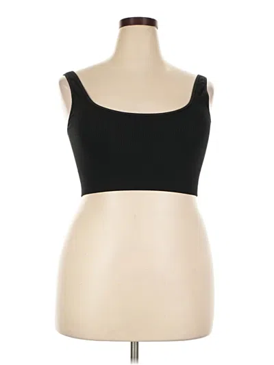 Pre-owned Gap Body Sports Bra In Black