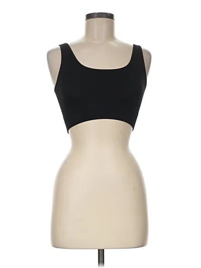 Pre-owned Gap Body Sports Bra In Black