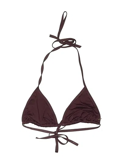 Pre-owned Gap Body Swimsuit Top Burgundy Swimwear
