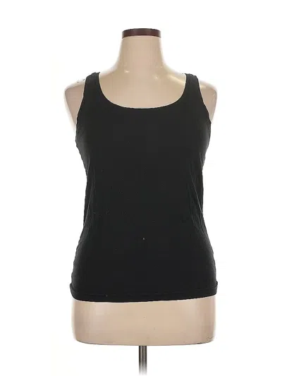 Pre-owned Gap Body Tank Top Black Halter Neckline Tops