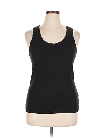 Pre-owned Gap Body Tank Top Black Halter Neckline Tops
