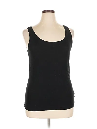 Pre-owned Gap Body Tank Top Black Strapless Neckline Tops