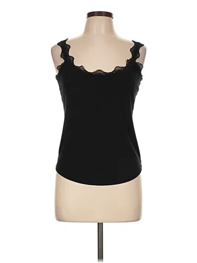 Pre-owned Gap Body Tank Top Black Sweetheart Neckline Tops