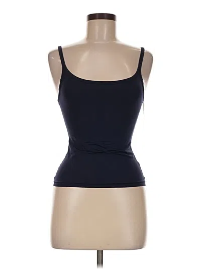 Pre-owned Gap Body Tank Top Blue Strapless Neckline Tops