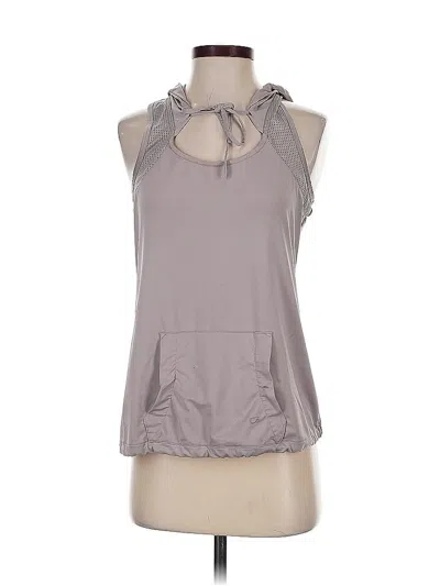 Pre-owned Gap Body Tank Top Gray Halter Neckline Tops