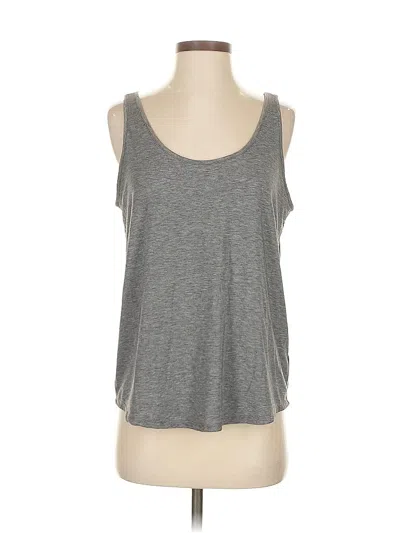 Pre-owned Gap Body Tank Top Gray Strapless Neckline Tops