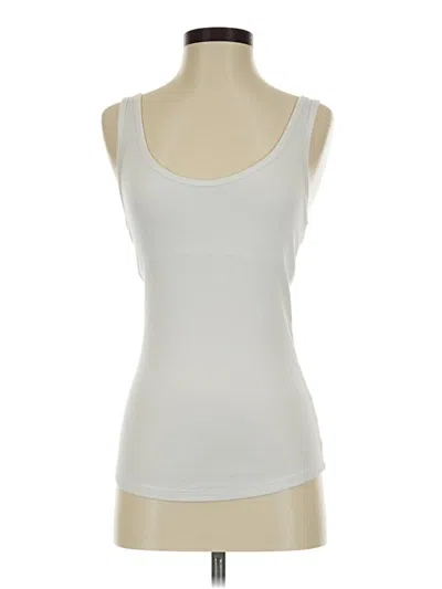 Pre-owned Gap Body Tank Top Ivory Strapless Neckline Tops