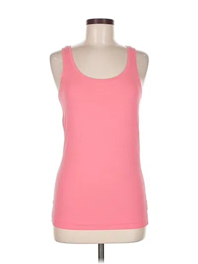 Pre-owned Gap Body Tank Top Pink Sweetheart Neckline Tops