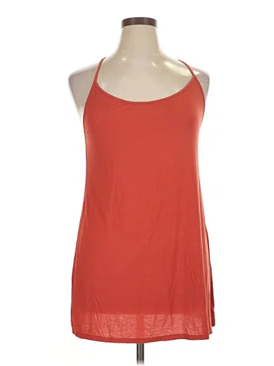 Pre-owned Gap Body Tank Top Red Halter Neckline Tops