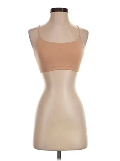 Pre-owned Gap Body Tank Top Tan Halter Neckline Tops
