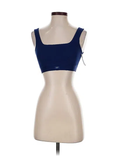 Pre-owned Gap Body Tube Top Blue Strapless Neckline Tops