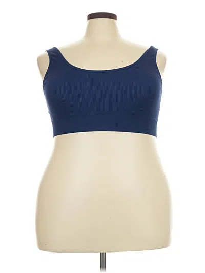 Pre-owned Gap Body Tube Top Blue Strapless Neckline Tops