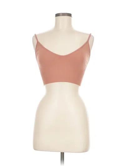 Pre-owned Gap Body Tube Top Brown Strapless Neckline Tops
