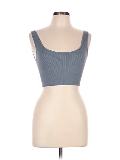 Pre-owned Gap Body Tube Top Gray Strapless Neckline Tops