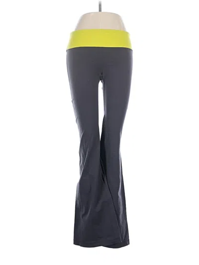 Pre-owned Gap Body Yoga Pants In Yellow