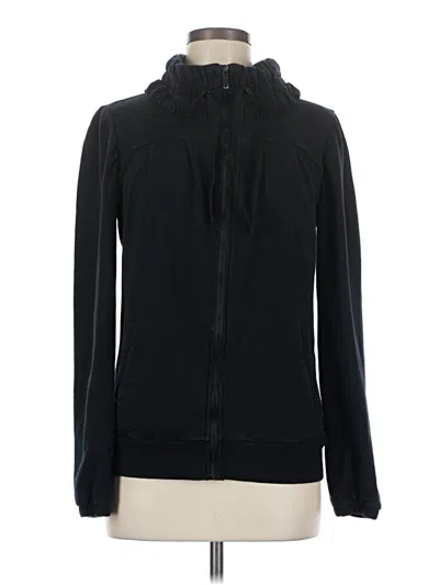 Pre-owned Gap Body Zip Up Hoodie In Black