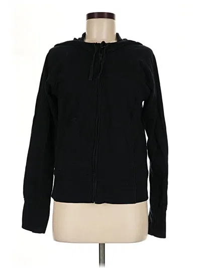 Pre-owned Gap Body Zip Up Hoodie In Black